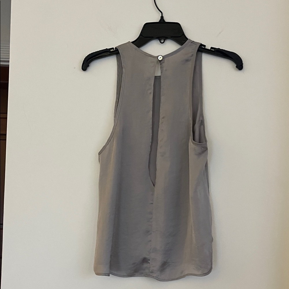 ✨🩶 Show Me Your MuMu Silver Sleeveless Tank Top – Size Small 🩶✨ - Picture 2 of 10